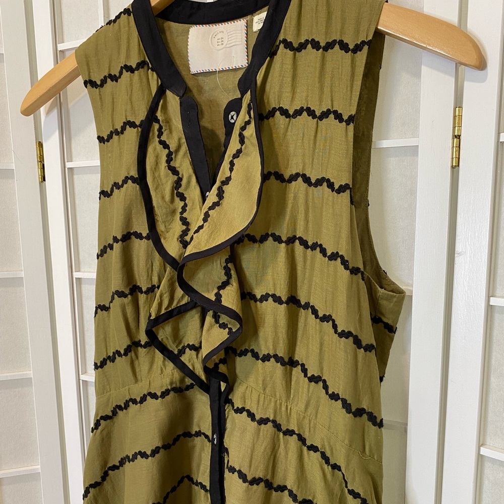 Anthropologie Sleeveless High/Low Dress